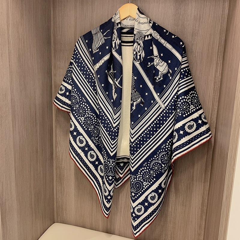 Thicken Wool Blanket Scarf Sha - Pashmina Wrap Large ulasan dan harga