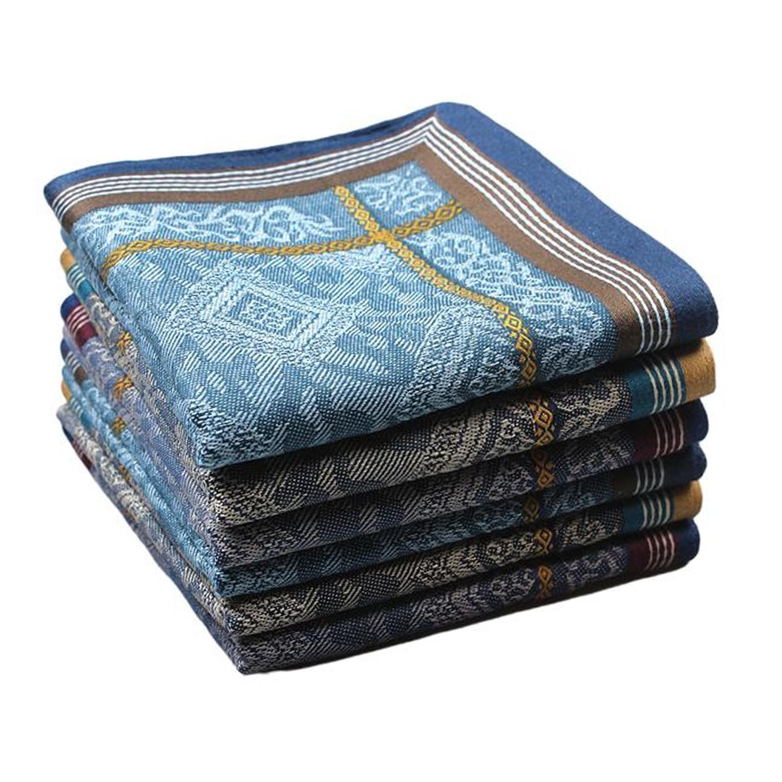 3Pcs Pocket Square Hankies Jac - Handkerchief Cotton Men ulasan dan harga