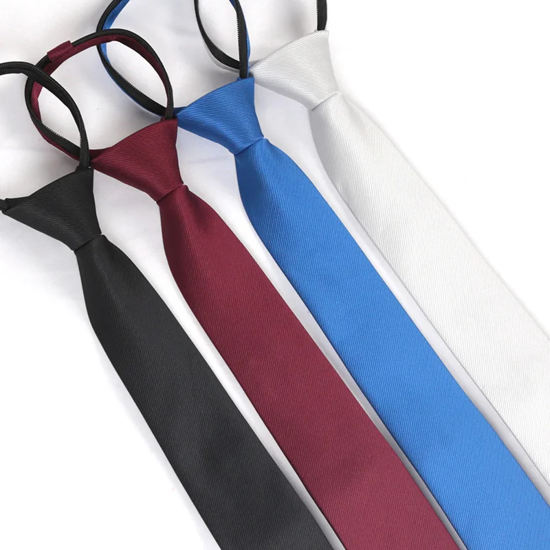 Unisex Black Simple Clip on Ti - Skinny Tie Men ulasan dan harga