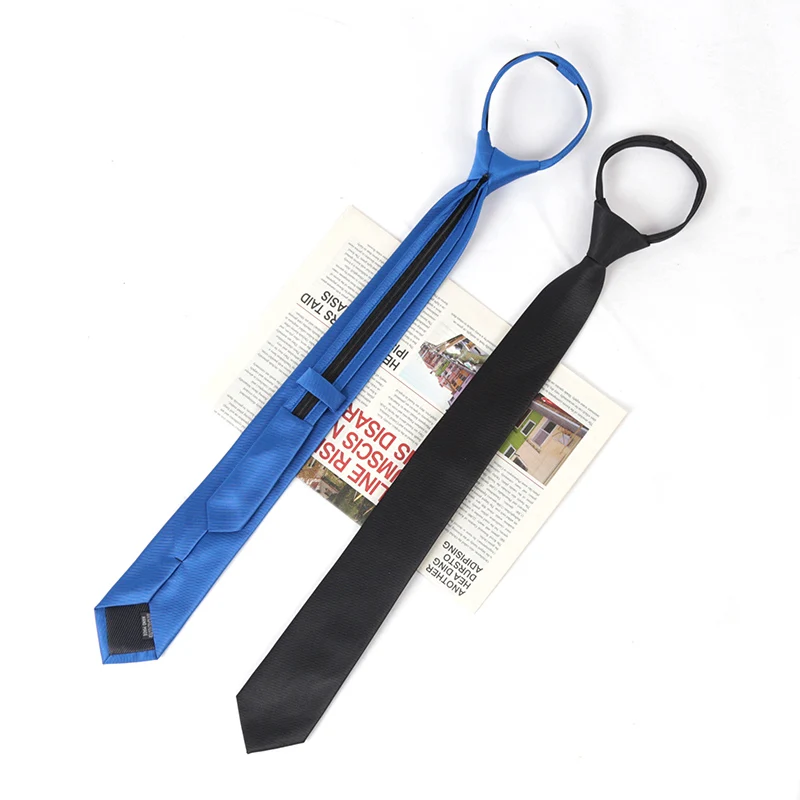 Unisex Black Simple Clip on Ti - Skinny Tie Men ulasan dan harga