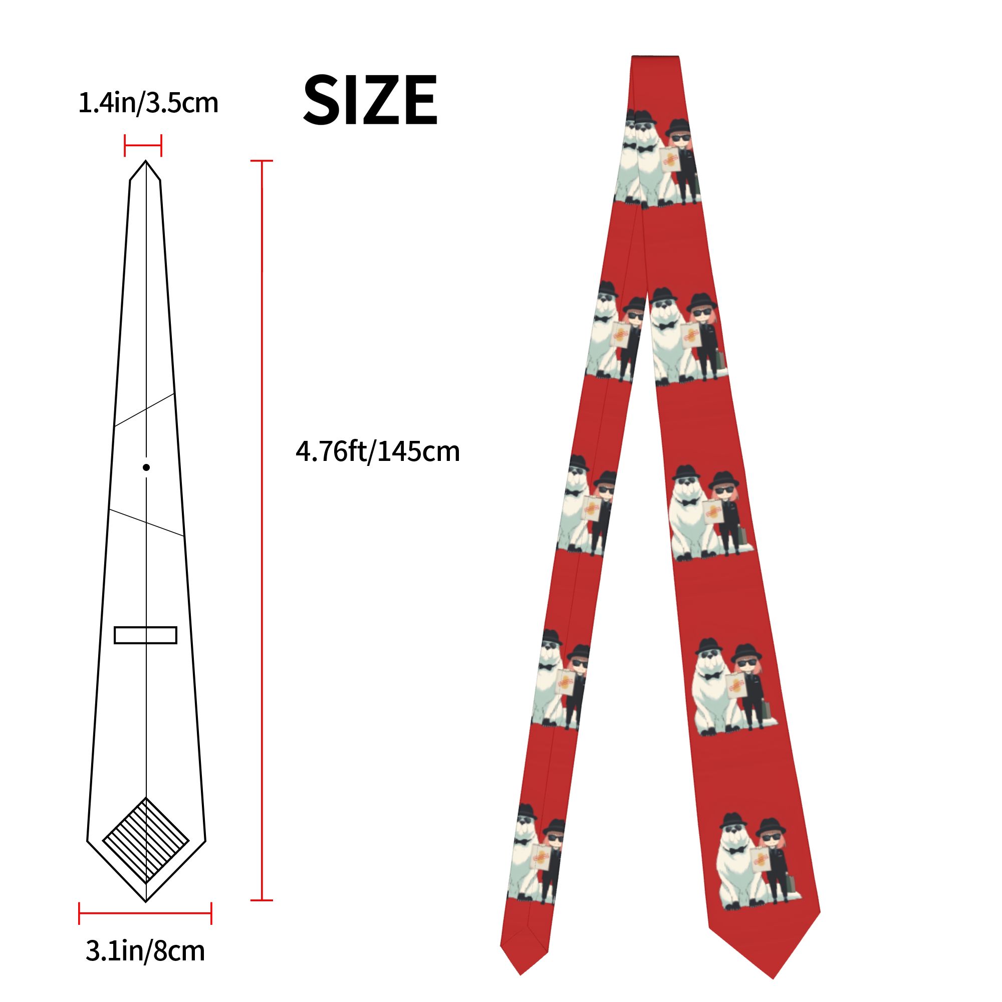 Spy x Family Necktie Men Women - Skinny Tie Men ulasan dan harga