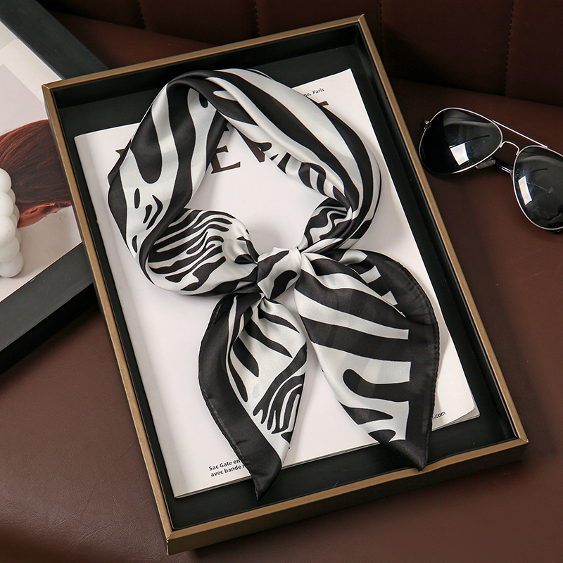 2025 Beach Hijab Stoles Silk S - Silk Tie Striped ulasan dan harga