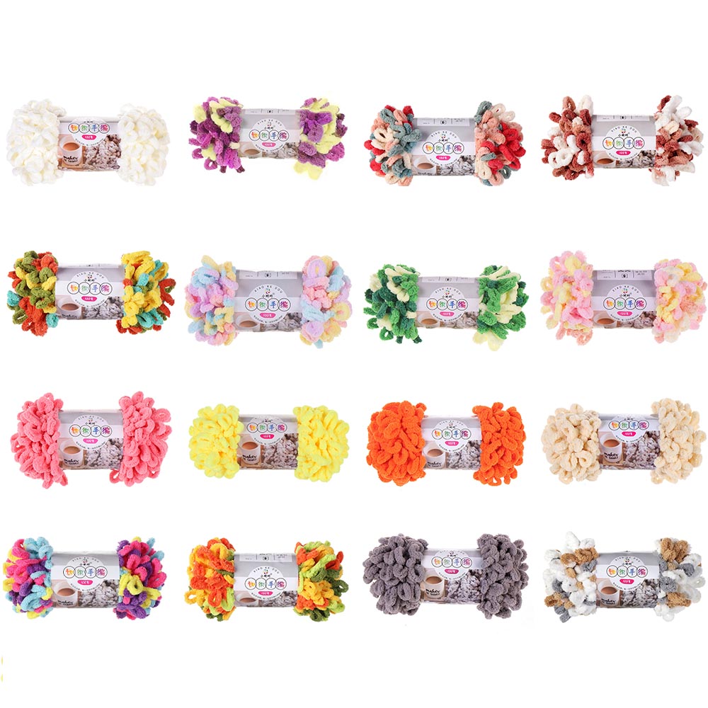 100g/Roll Finger Loop Yarn Thr - Woven Scarf Blanket ulasan dan harga