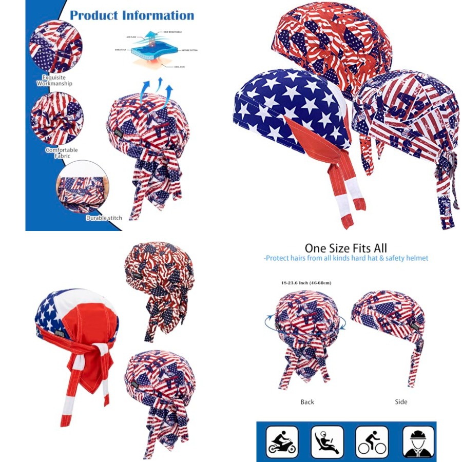 Cooling Do Rags Sweat Wicking  - Bandana Doo Rag ulasan dan harga