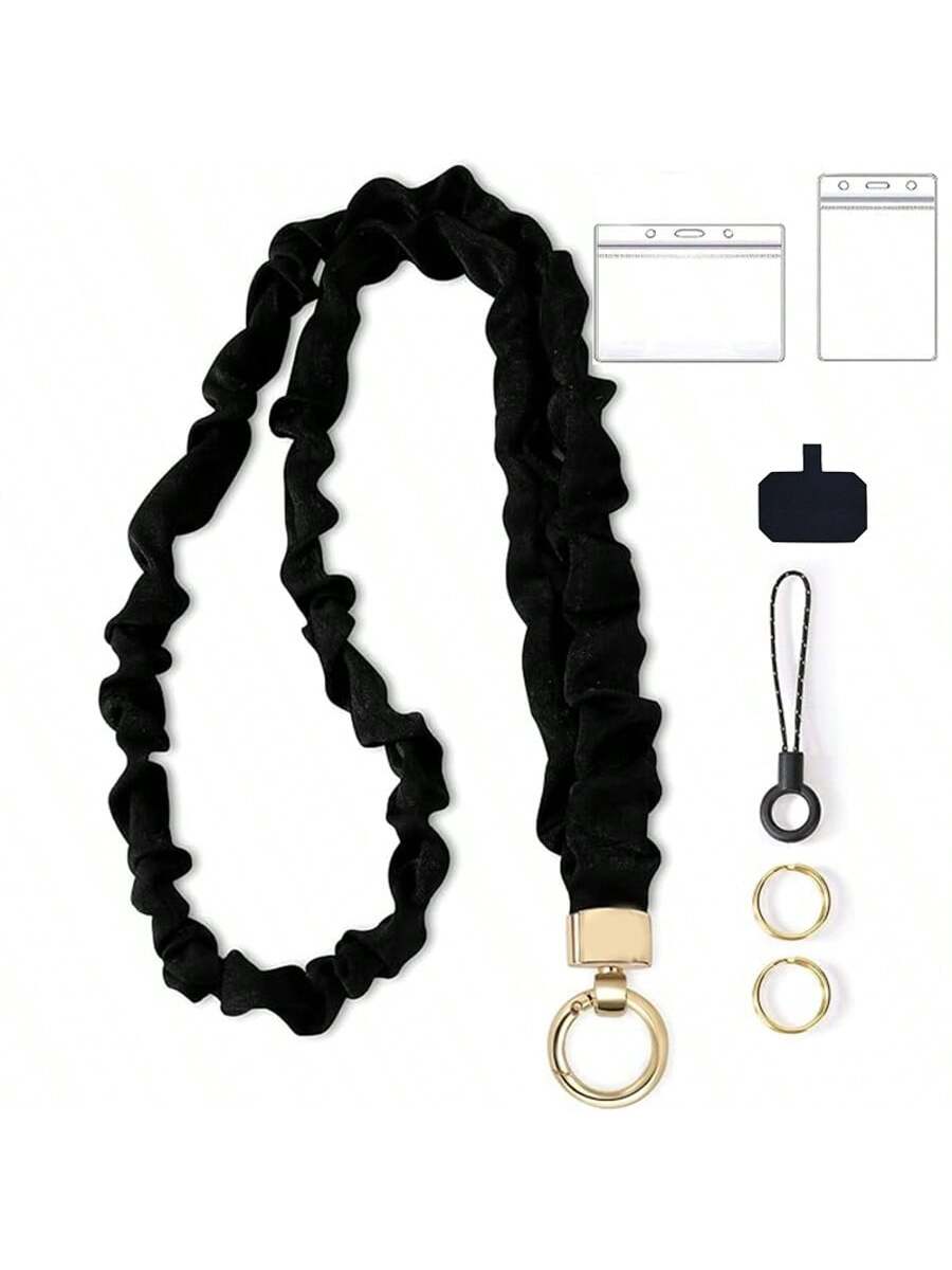 Stretchy Scrunchie Lanyard For - Lanyard Badge Holder ulasan dan harga