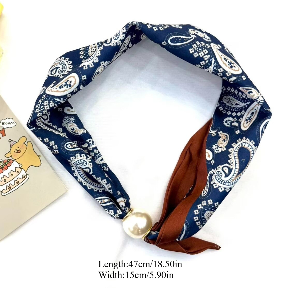 1 Women's Vintage Printed Sati - Head Wrap Turban ulasan dan harga