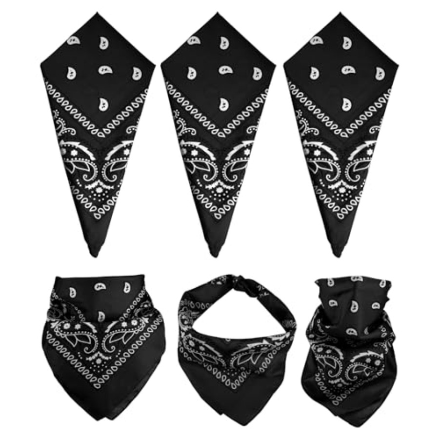 3/6/ Pack Bandanas for Women M - Handkerchief Cotton Men ulasan dan harga