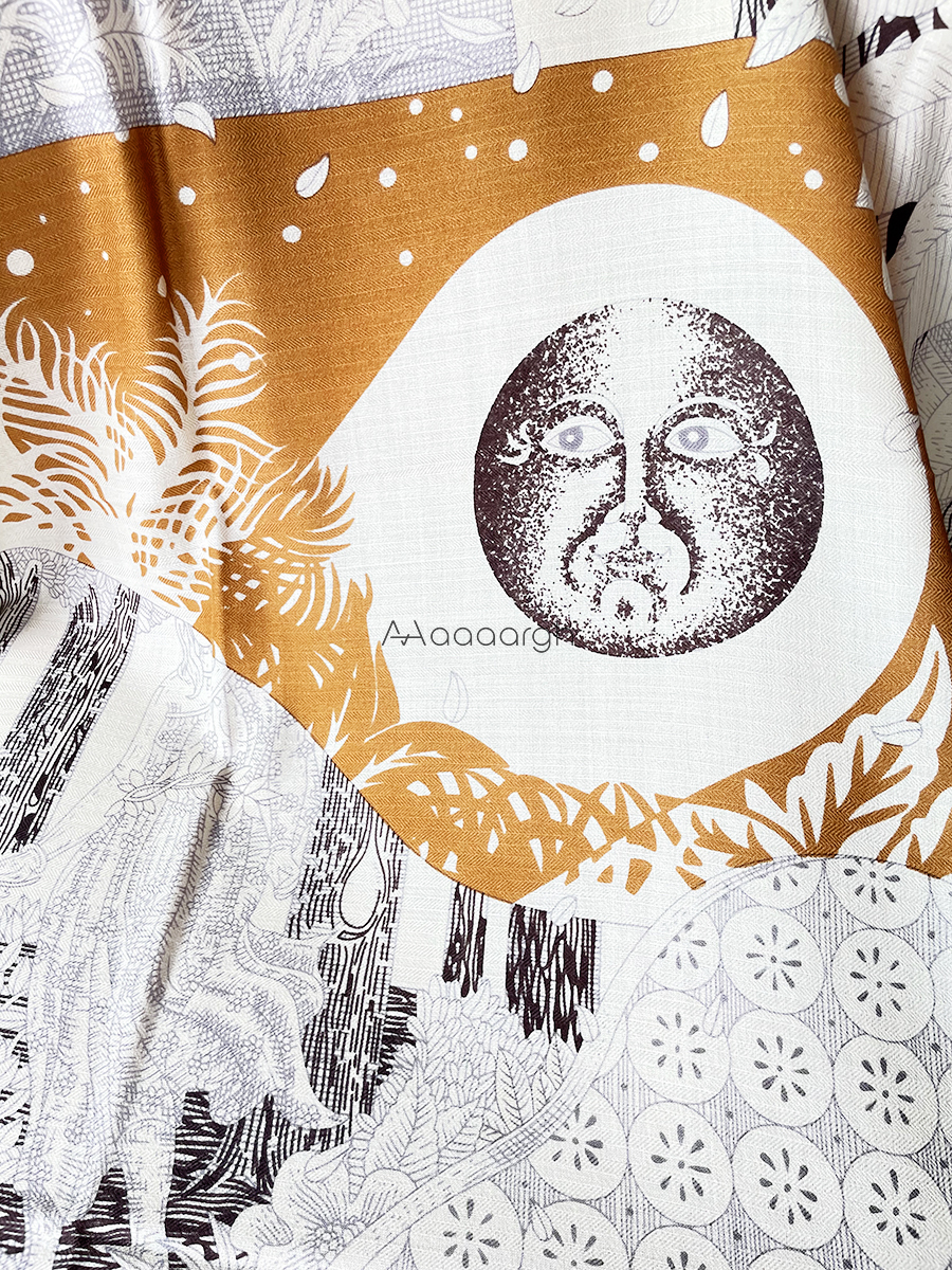 Luxury Designer Silk Scarf Wra - Pashmina Wrap Large ulasan dan harga