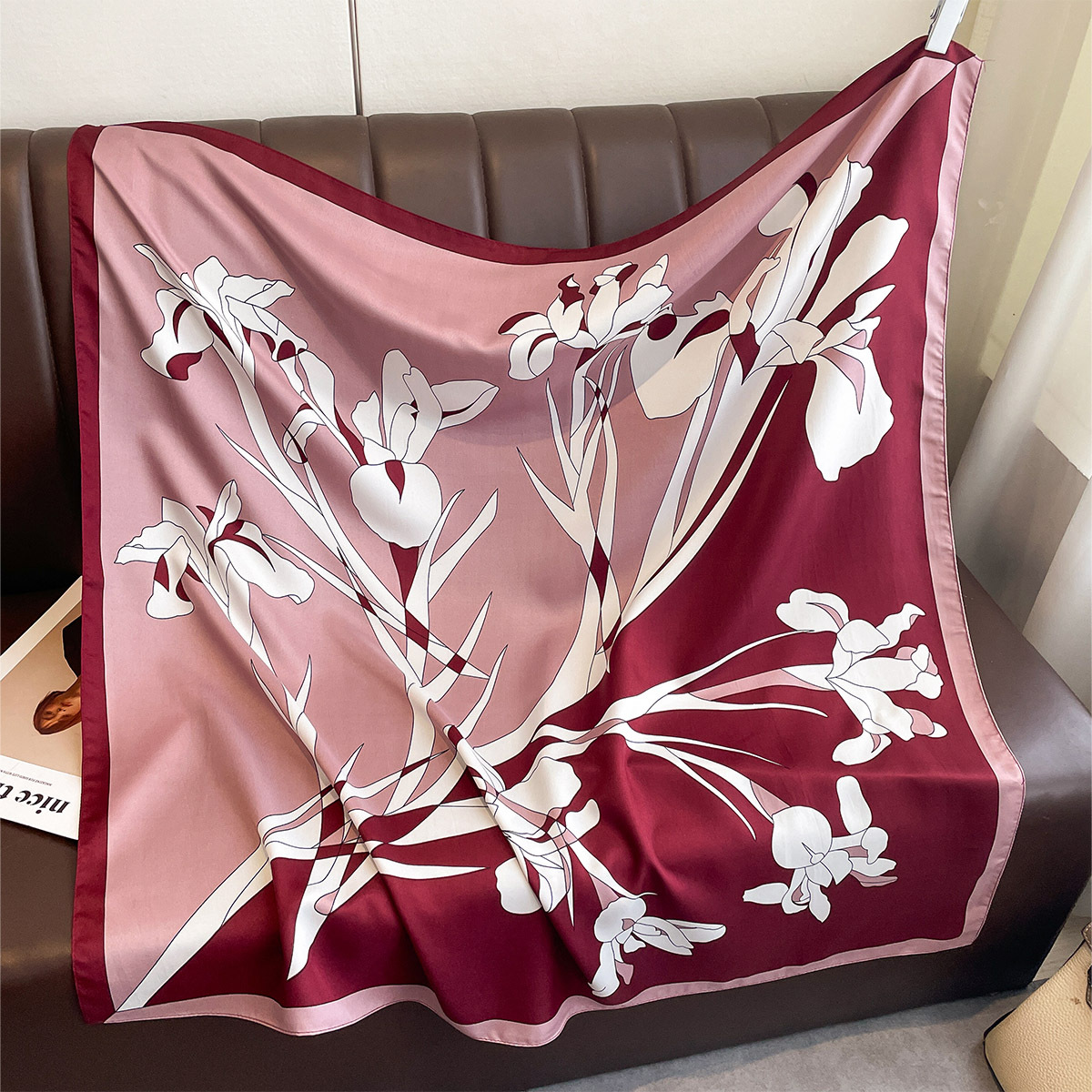 Luxury 90*90Cm Square Scarf Tw - Ascot Neck Scarf ulasan dan harga