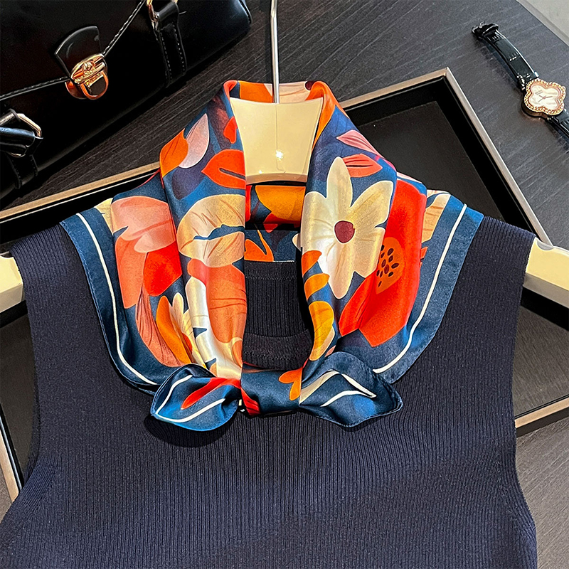 2026 New Spring 100% Pure Silk - Ascot Neck Scarf ulasan dan harga