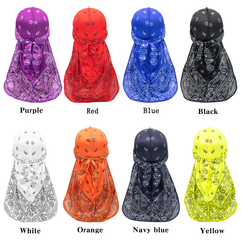 Long Tail Silky Scarf Muslim U - Bandana Doo Rag ulasan dan harga