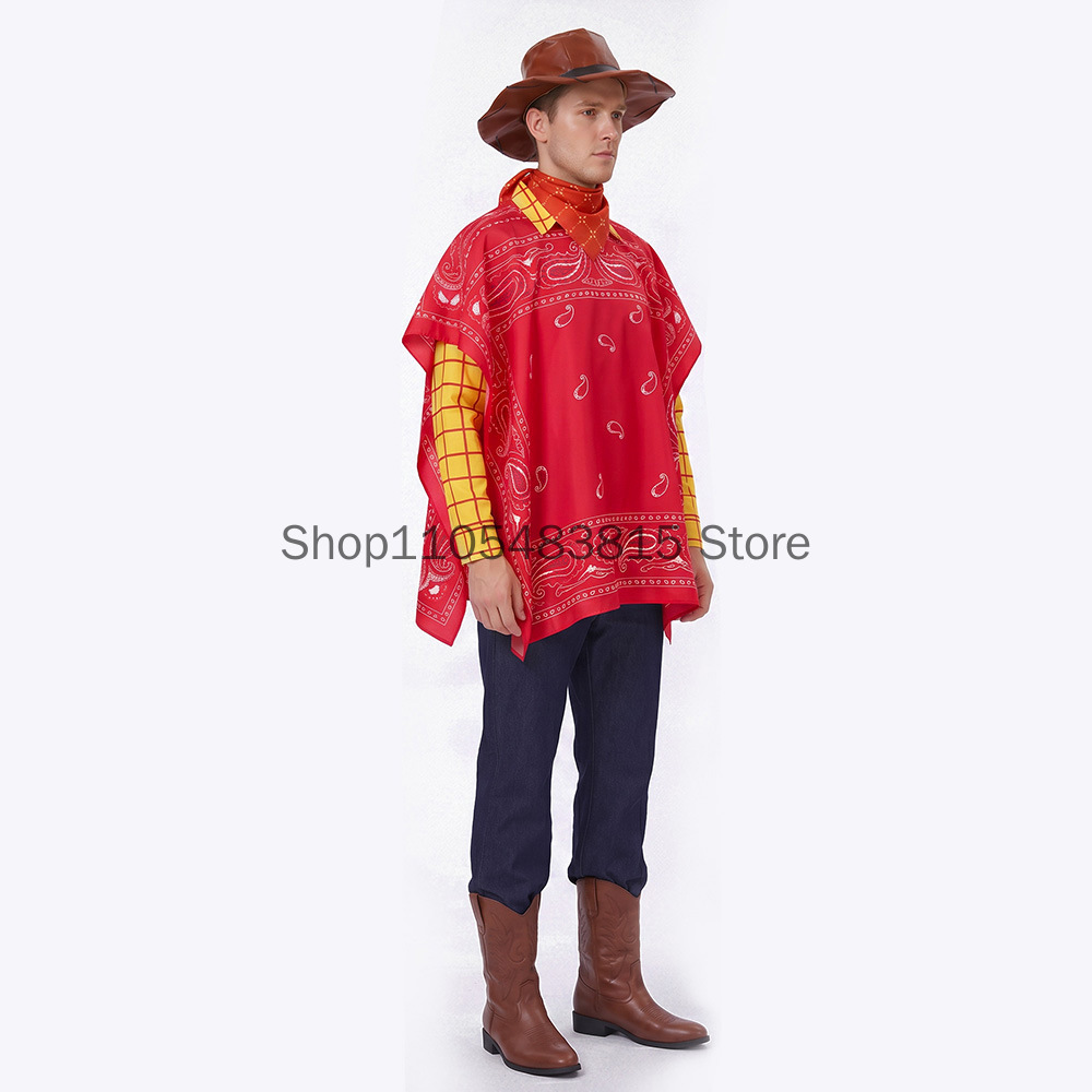 Men's Woody Cosplay costume To - Ascot Neck Scarf ulasan dan harga
