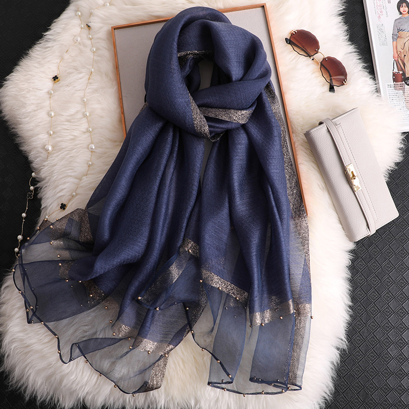 2024 Luxury 100% Silk Shawl Sc - Scarf Silk Square ulasan dan harga