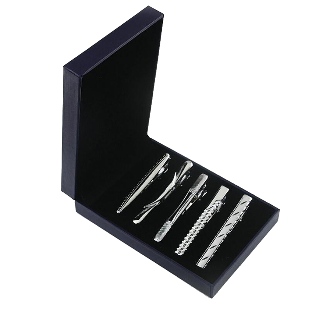 5 Pieces Tie Bar Clips Mens Me - Tie Bar Set Gift ulasan dan harga