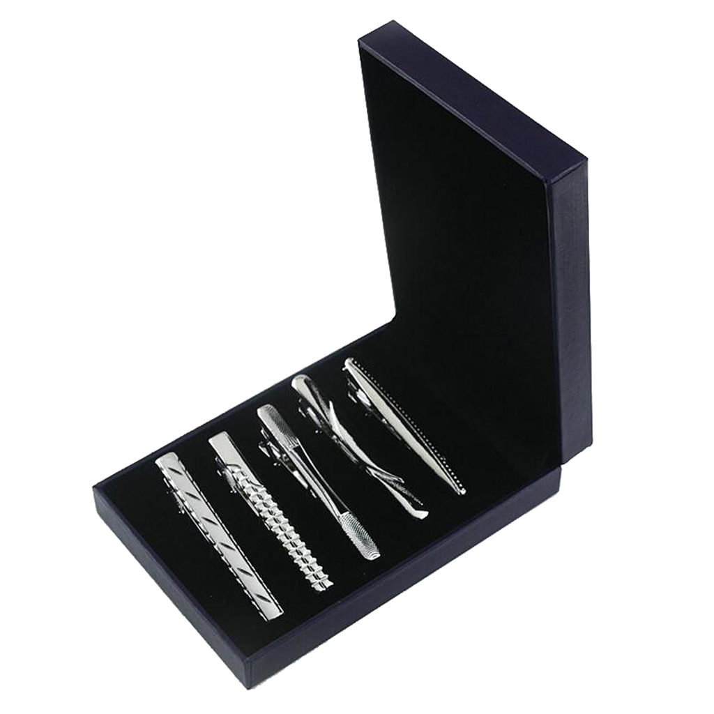 5 Pieces Tie Bar Clips Mens Me - Tie Bar Set Gift ulasan dan harga