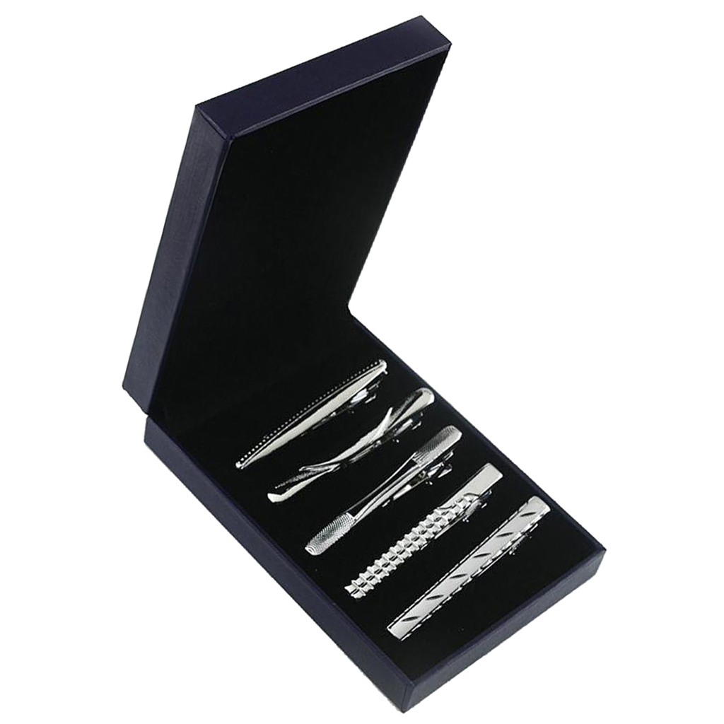 5 Pieces Tie Bar Clips Mens Me - Tie Bar Set Gift ulasan dan harga