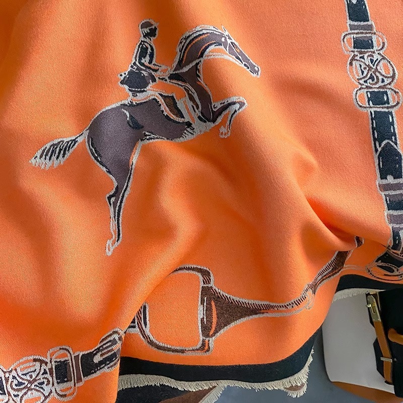 Retro Rider Horse Imitation Ca - Muffler Men Wool ulasan dan harga