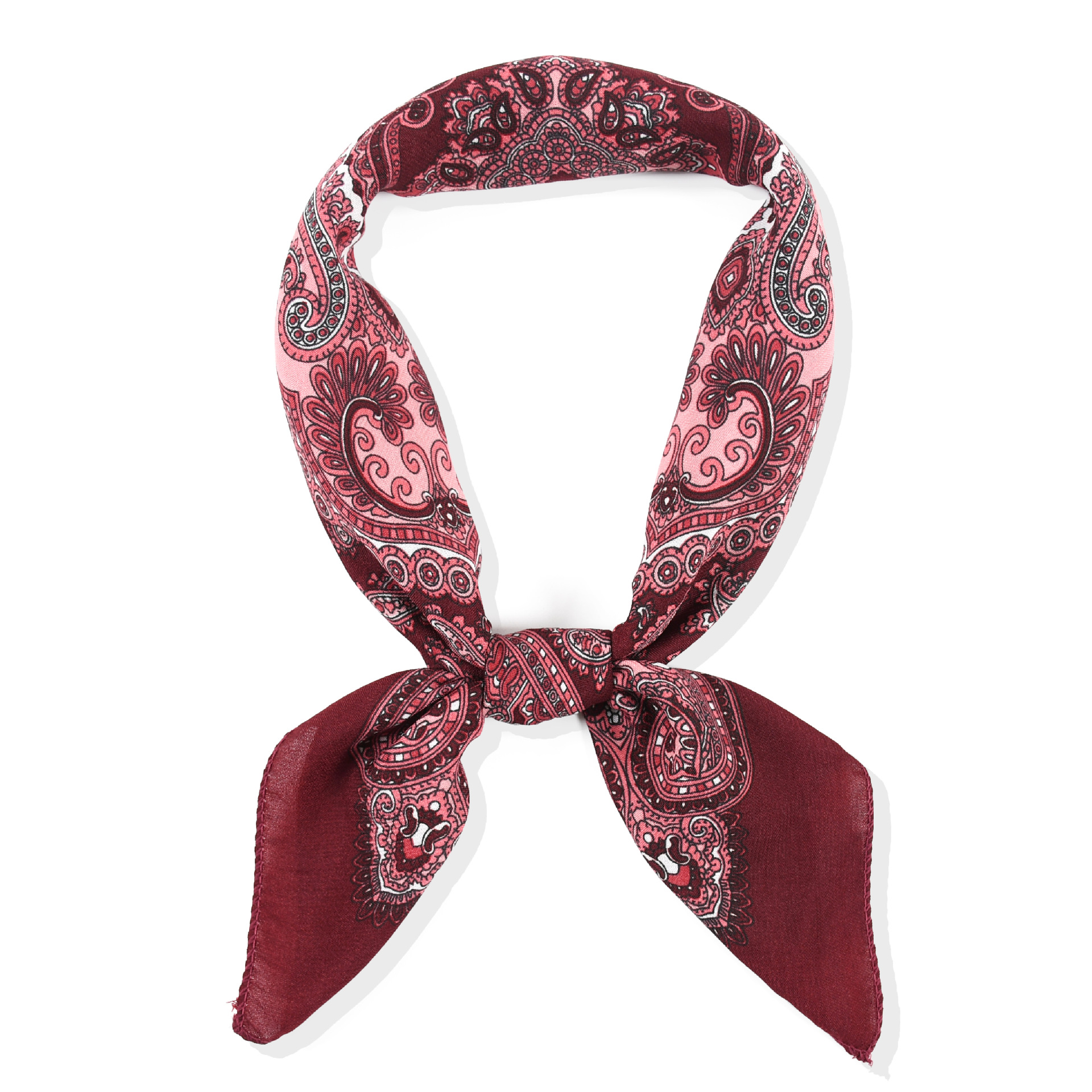 70*70cm Women Retro Floral Rus - Bandana Cotton ulasan dan harga