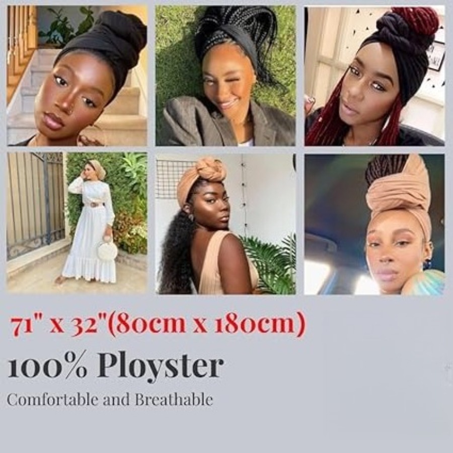 Muslim Hijab for Women Scarf L - Head Wrap Turban ulasan dan harga