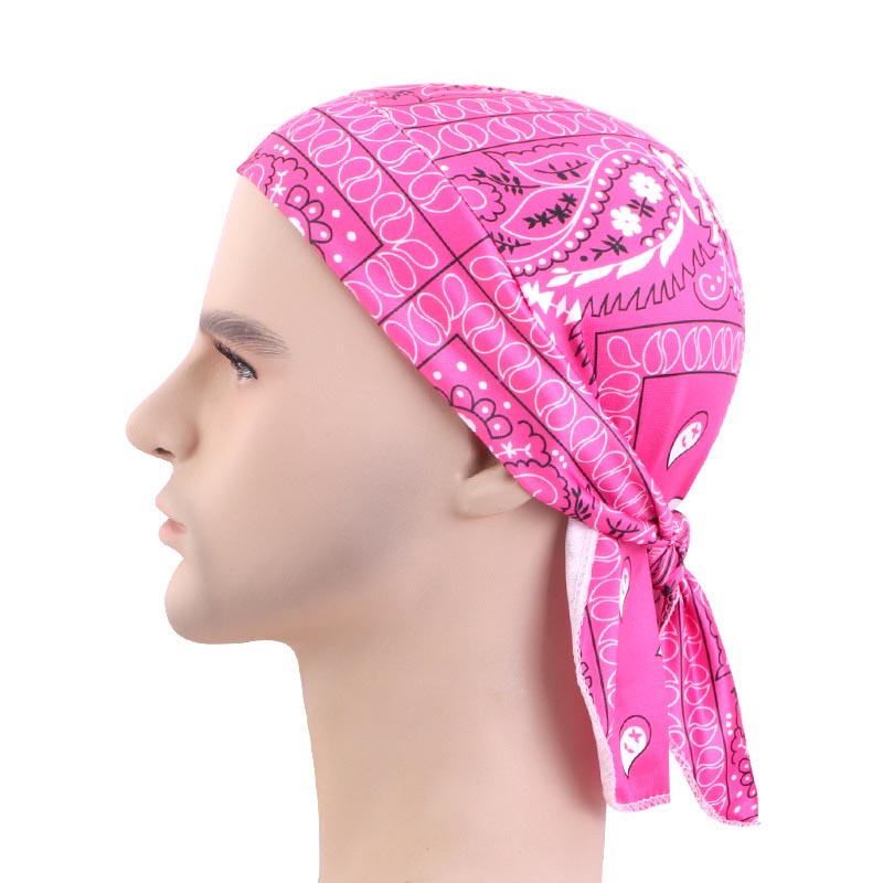 New Men Women Print Durag Du-R - Bandana Doo Rag ulasan dan harga