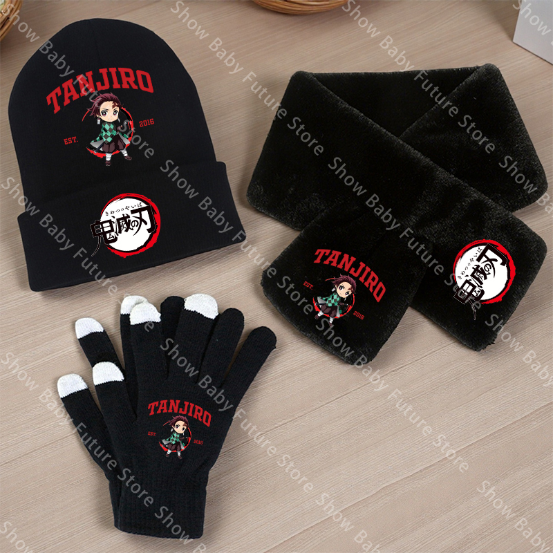 Boys Winter Scarf Knitted Hats - Infinity Scarf Knit ulasan dan harga