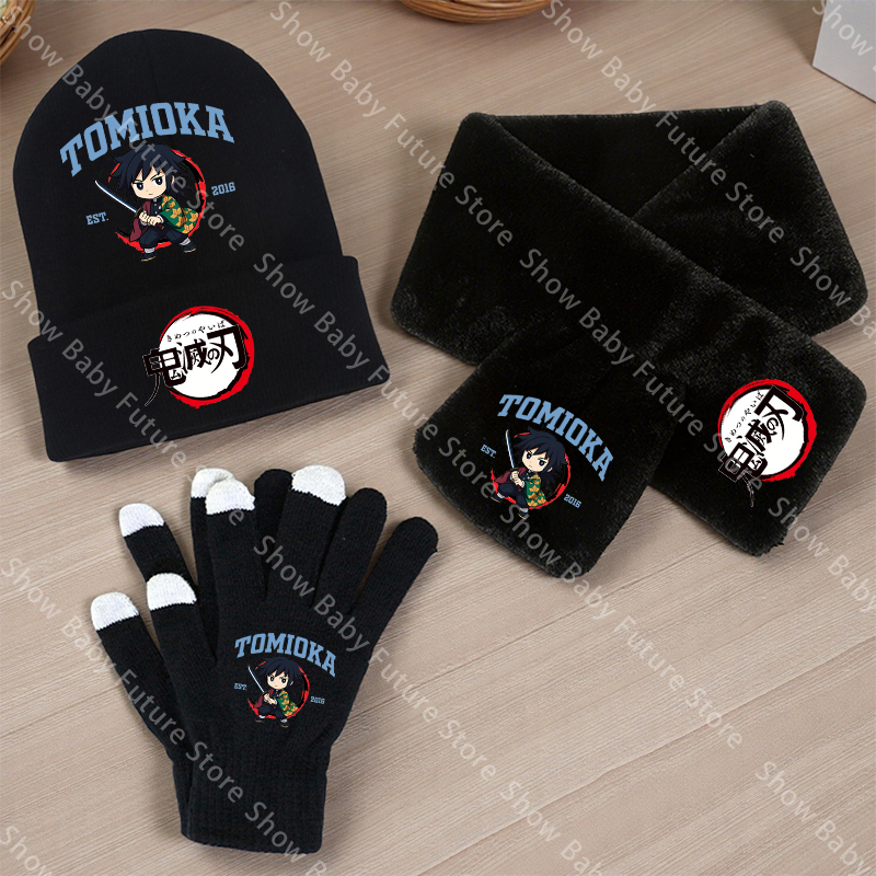 Boys Winter Scarf Knitted Hats - Infinity Scarf Knit ulasan dan harga