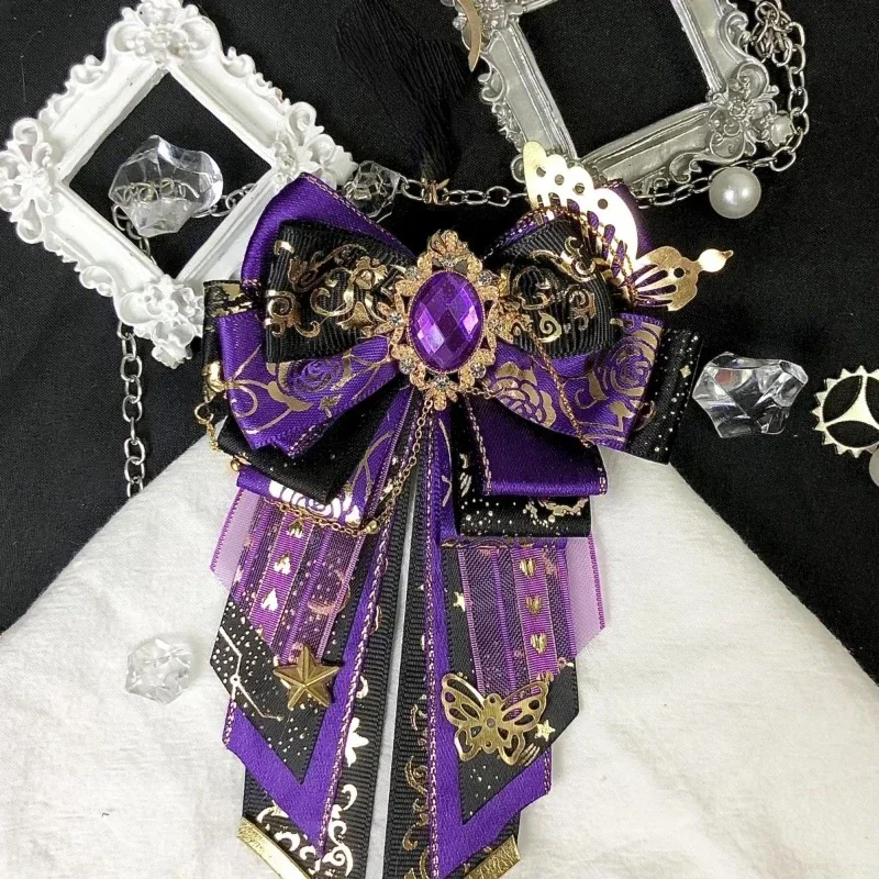 Vintage Lolita Luxury Bow Musi - Tie Bar Set Gift ulasan dan harga