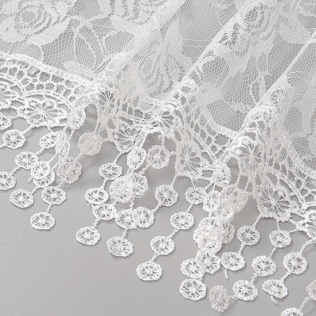 New Embroidery Lace Scarf Shaw - Stole Wedding Shawl ulasan dan harga