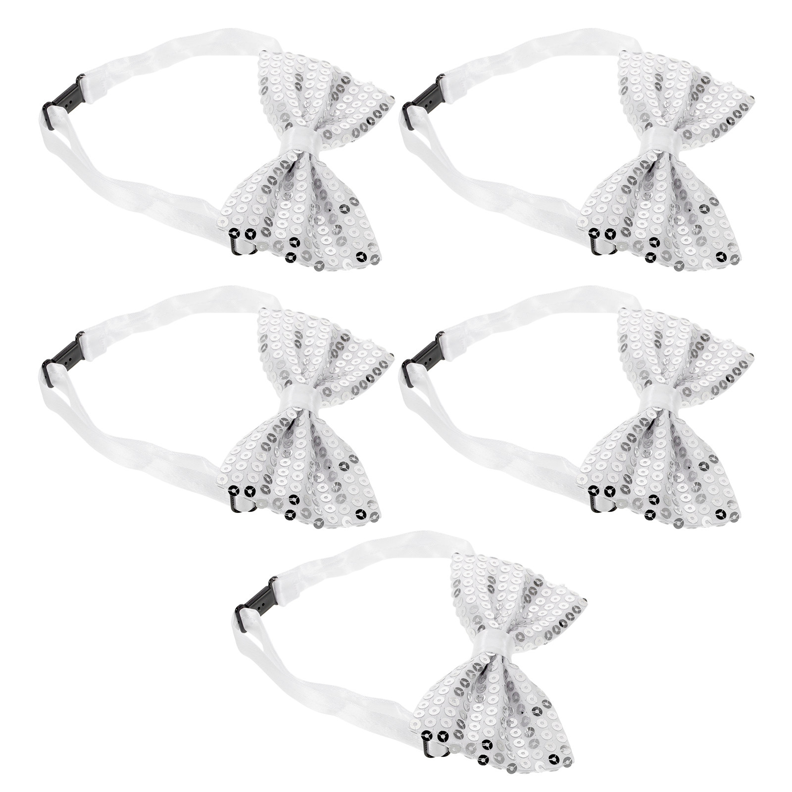 5Pcs Sequin Bow Tie Kids Pre-T - Bow Tie Pre Tied ulasan dan harga