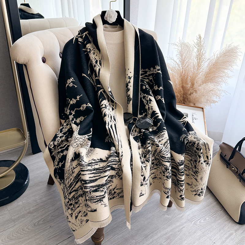 Women Winter Cashmere Scarf Wh - Woven Scarf Blanket ulasan dan harga