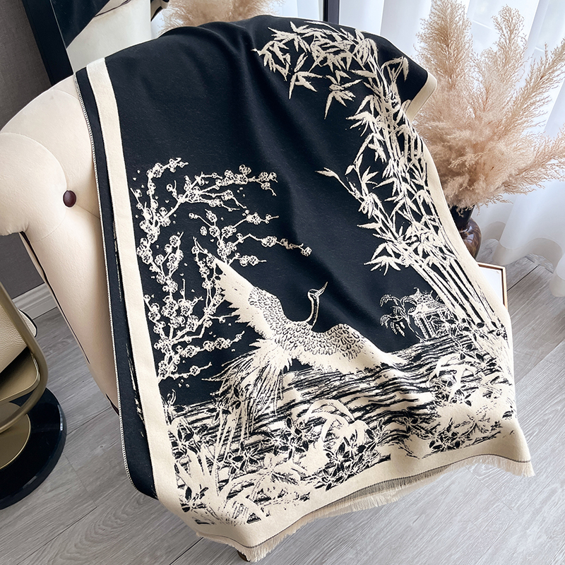 Women Winter Cashmere Scarf Wh - Woven Scarf Blanket ulasan dan harga