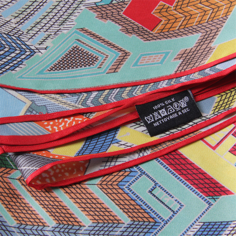 Silk Scarf Women Magic City Pr - Scarf Silk Square ulasan dan harga