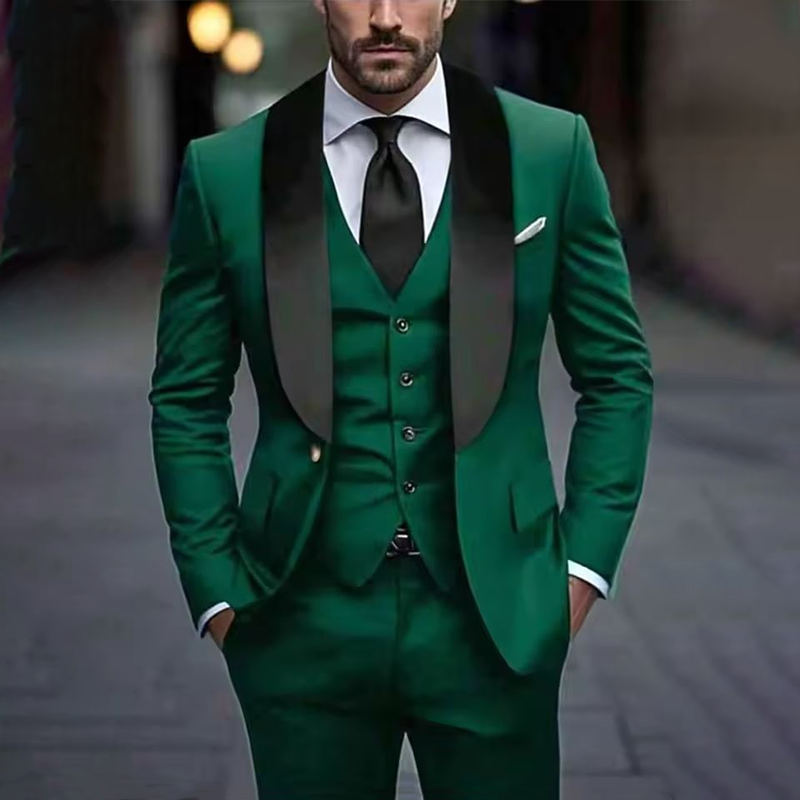Elegant man suit Green Men Sui - Muffler Men Wool ulasan dan harga