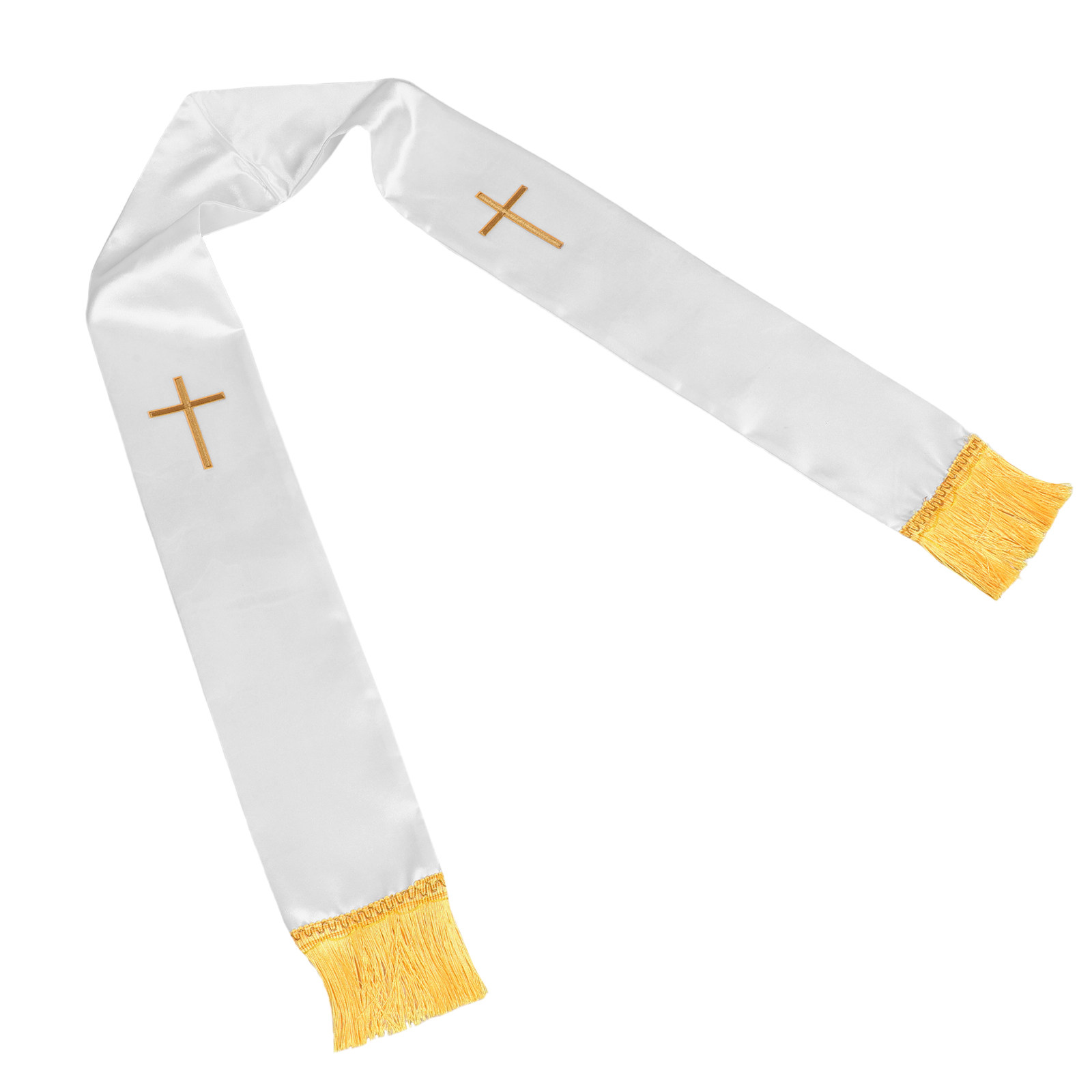 Clergy Stole Embroidered Cross - Stole Wedding Shawl ulasan dan harga