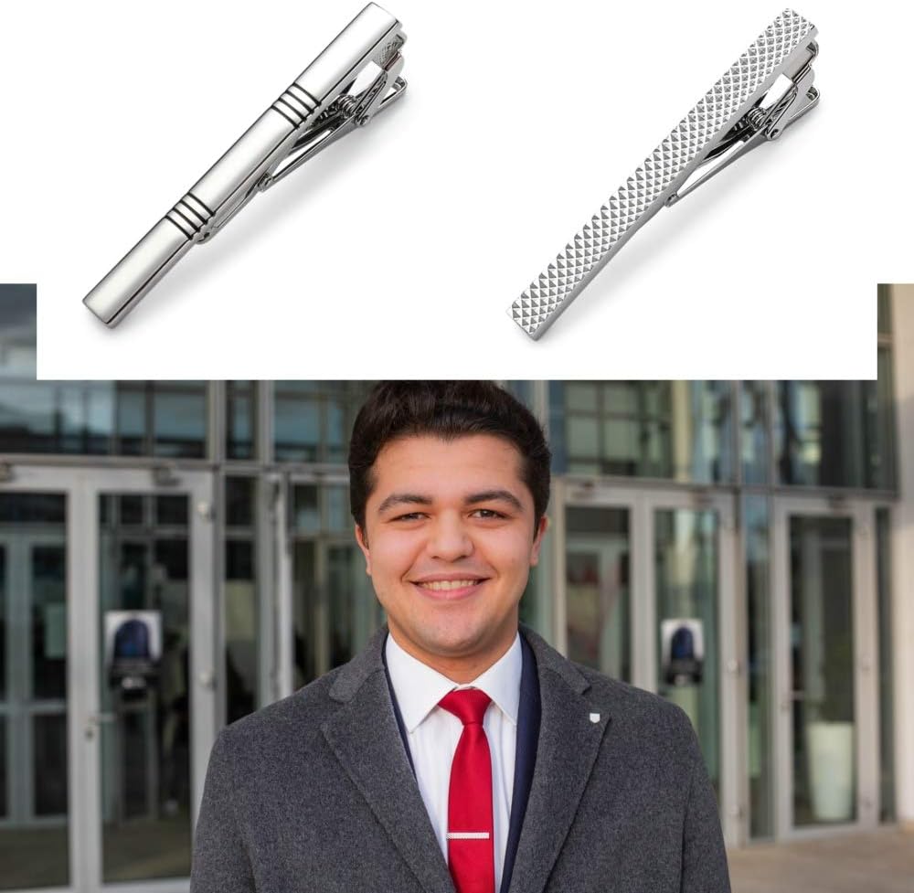 Tie Clips for Men, Classic Sty - Tie Bar Set Gift ulasan dan harga