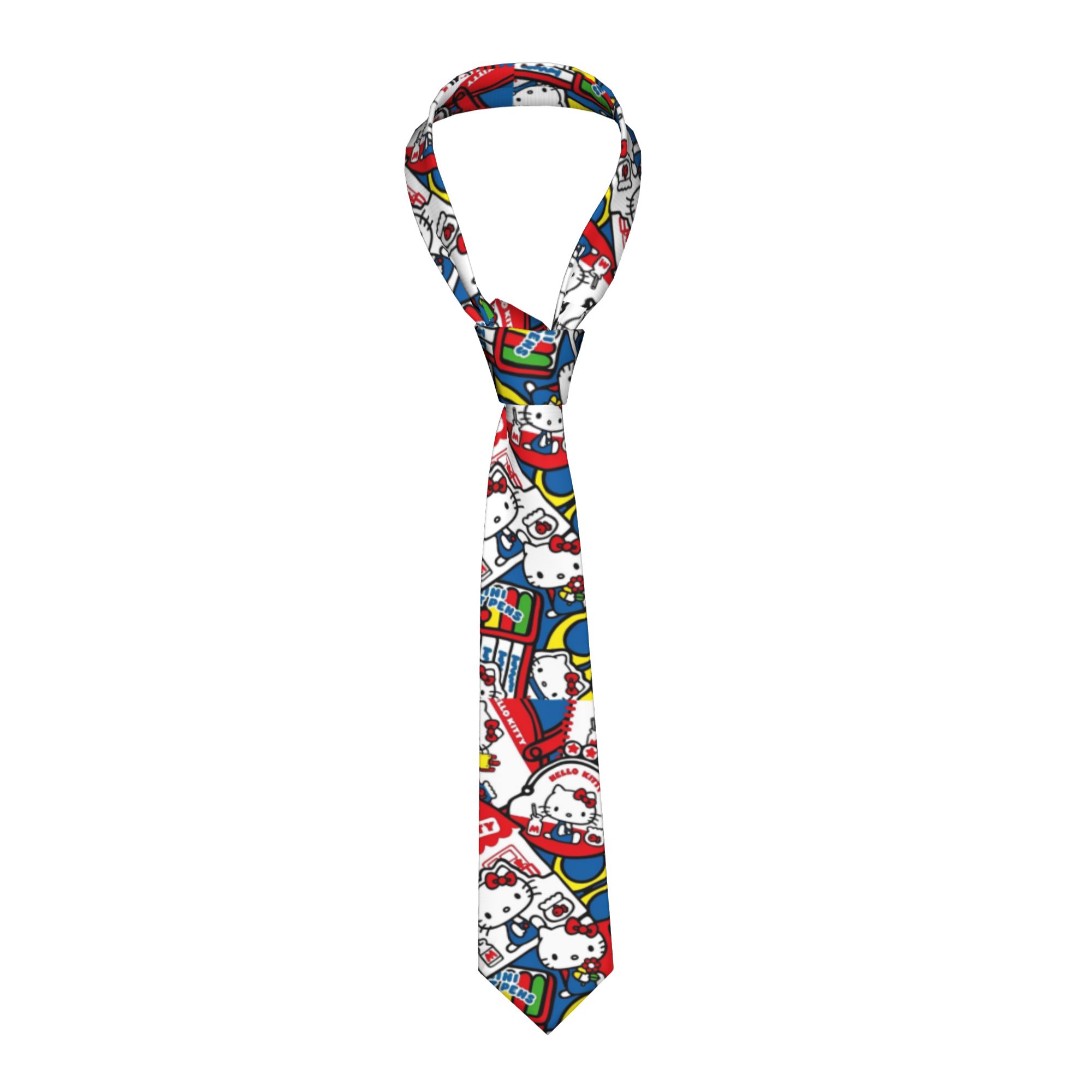 Hello Kitty Colorful Neckties  - Skinny Tie Men ulasan dan harga