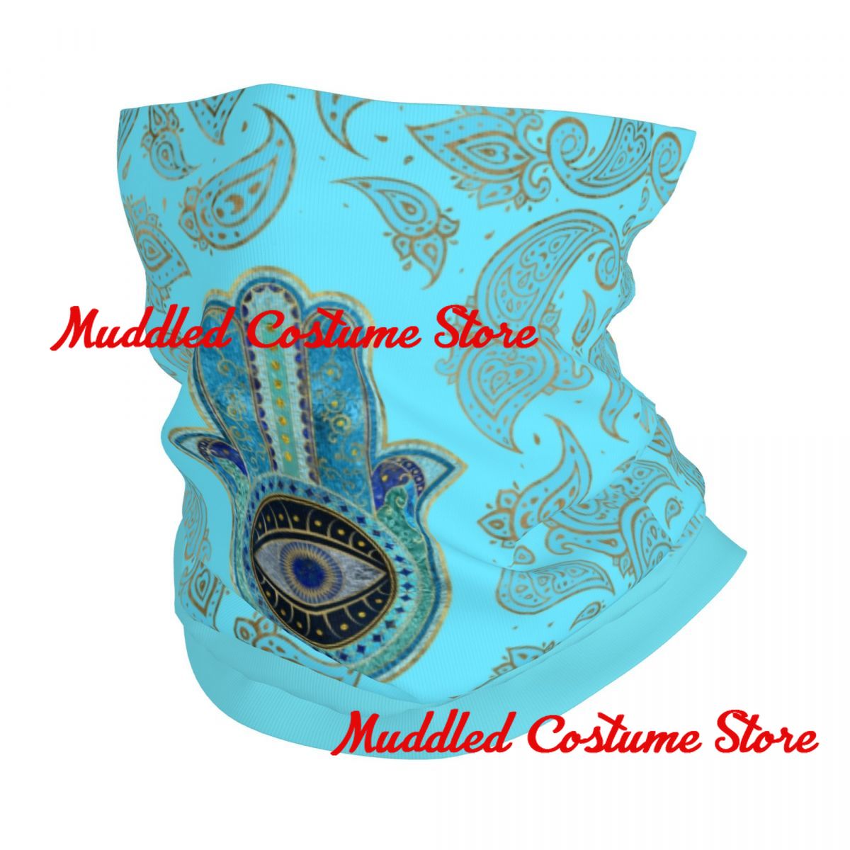 Custom Hand Of Fatima With Pai - Neck Warmer Tube ulasan dan harga