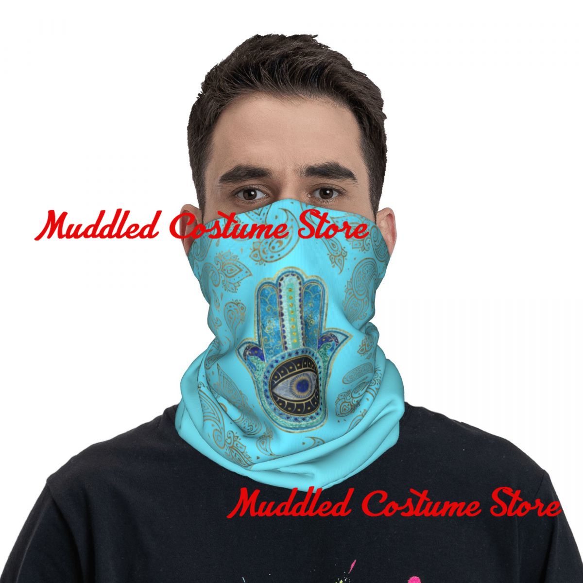 Custom Hand Of Fatima With Pai - Neck Warmer Tube ulasan dan harga
