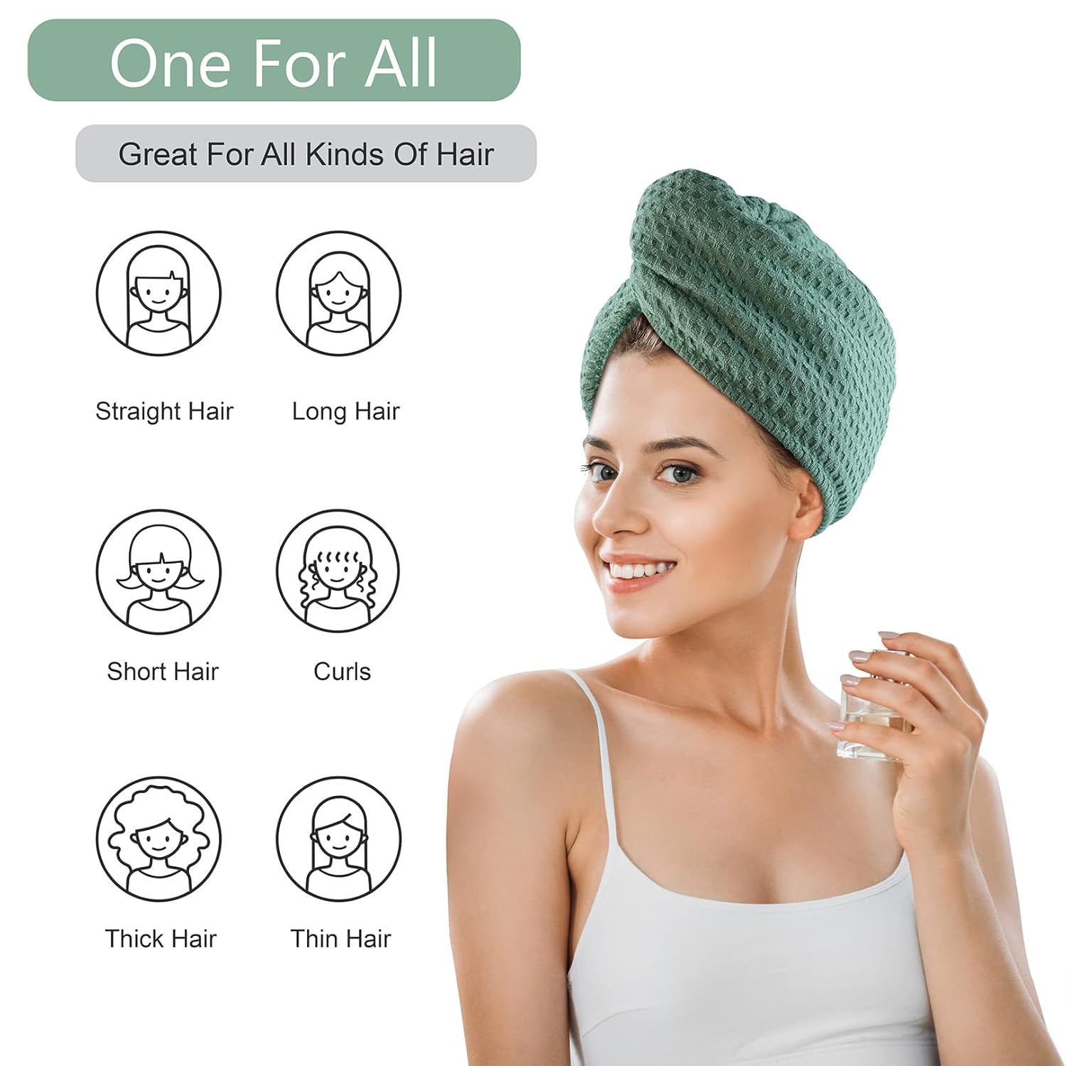 Microfiber Hair Drying Towel - - Head Wrap Turban ulasan dan harga